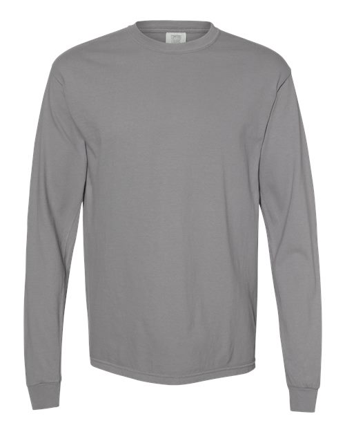 Comfort Colors 6014 - T-shirt unisexe à manches longues teint sur pièce en tissu épais