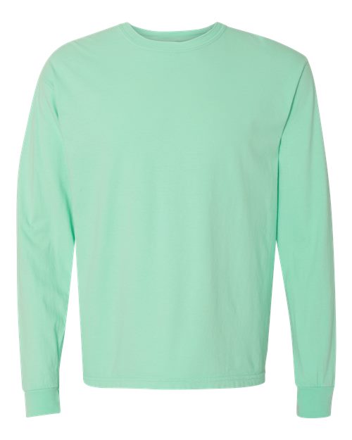 Comfort Colors 6014 - T-shirt unisexe à manches longues teint sur pièce en tissu épais