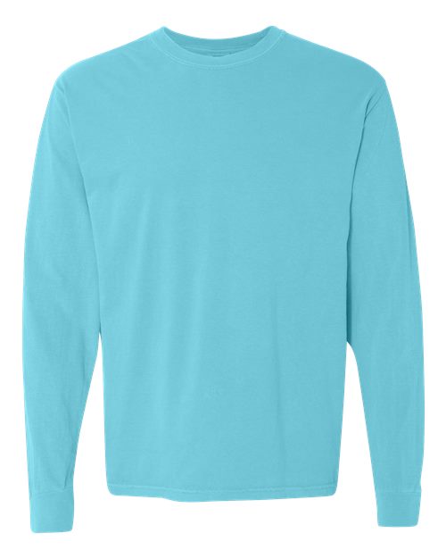 Comfort Colors 6014 - T-shirt unisexe à manches longues teint sur pièce en tissu épais
