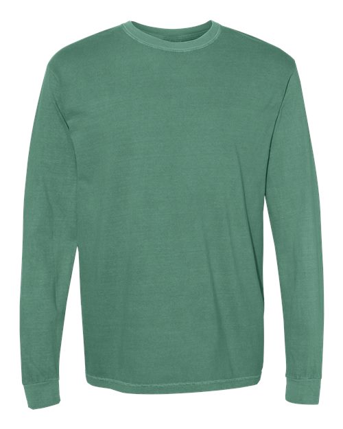 Comfort Colors 6014 - T-shirt unisexe à manches longues teint sur pièce en tissu épais