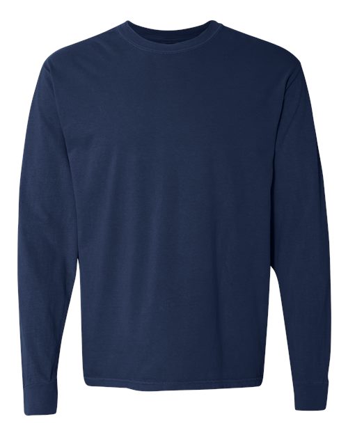 Comfort Colors 6014 - T-shirt unisexe à manches longues teint sur pièce en tissu épais