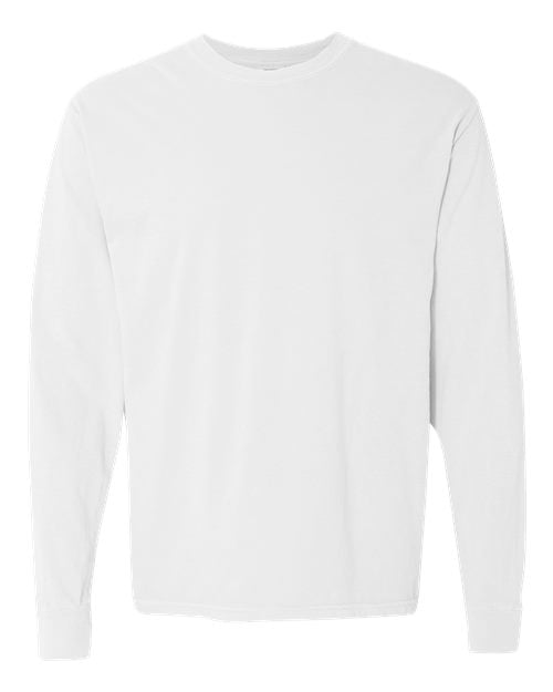 Comfort Colors 6014 - T-shirt unisexe à manches longues teint sur pièce en tissu épais