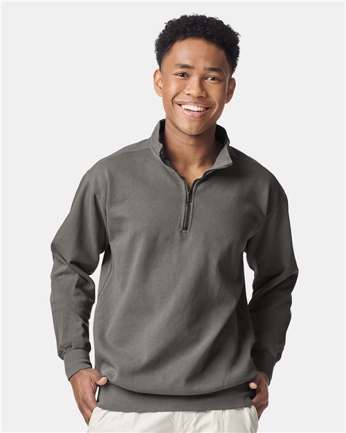 Comfort Colors 1580 - Unisex Garment-Dyed Quarter-Zip Sweatshirt