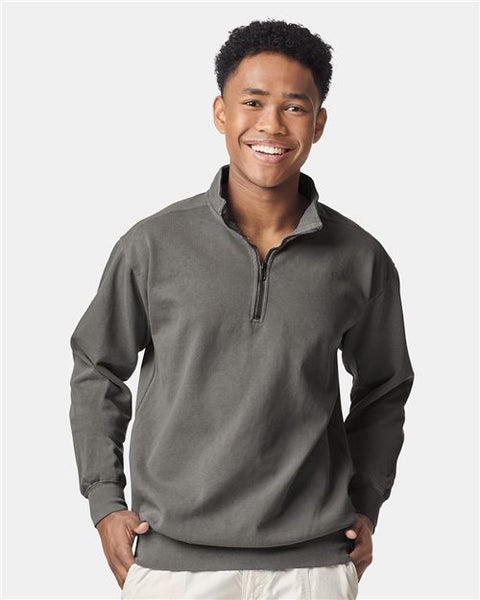 Comfort Colors 1580 - Unisex Garment-Dyed Quarter-Zip Sweatshirt