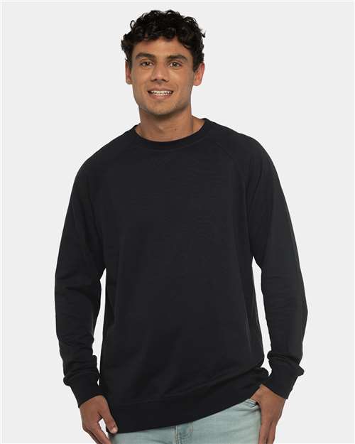 Next Level Unisex Laguna Raglan Crewneck Sweatshirt