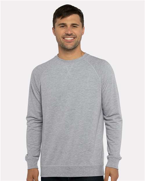 Sweat-shirt ras du cou raglan Laguna unisexe Next Level