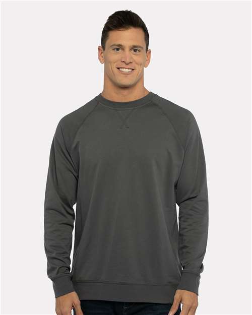 Sweat-shirt ras du cou raglan Laguna unisexe Next Level