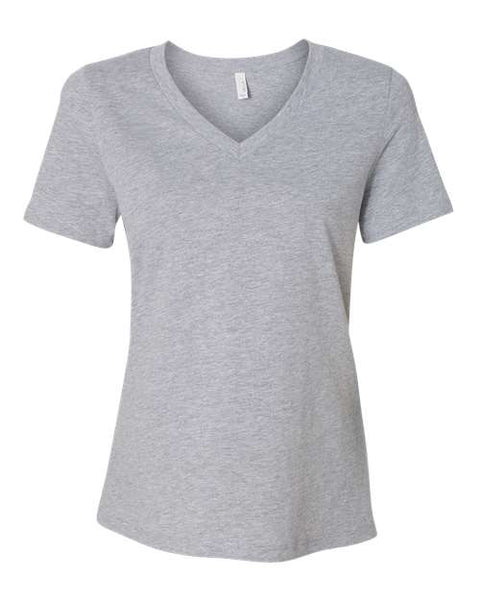 BELLA + CANVAS 6405CVC - Women's Relaxed Heather CVC V-Neck Tee