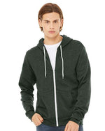 BELLA + CANVAS 3739 - Unisex Sponge Fleece Full-Zip Hoodie Sweatshirt