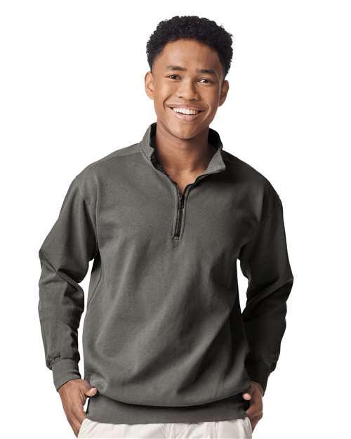 Comfort Colors 1580 - Unisex Garment-Dyed Quarter-Zip Sweatshirt