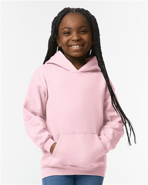 Gildan 18500B - Sweat-shirt à capuche lourd en molleton mélangé pour jeunes