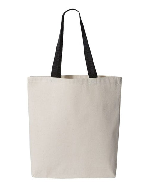 11L Canvas Tote with Contrast-Color Handles – Falcon Transfers