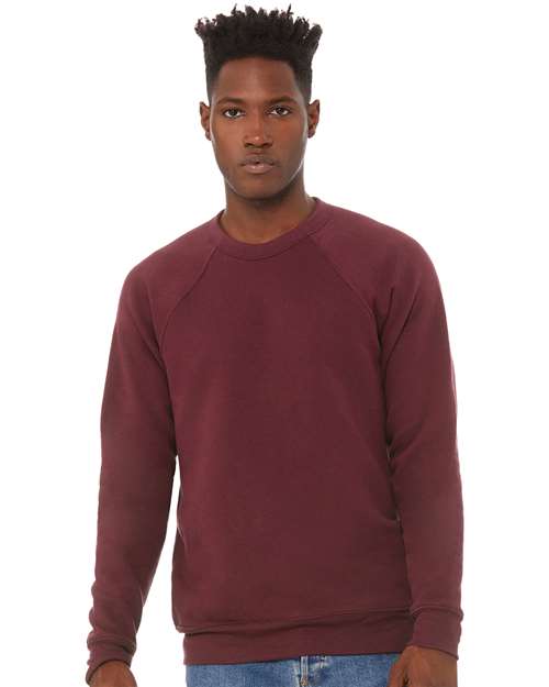 BELLA + CANVAS 3901 - Unisex Sponge Fleece Raglan Crewneck Sweatshirt
