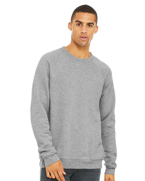 BELLA + CANVAS 3901 - Unisex Sponge Fleece Raglan Crewneck Sweatshirt