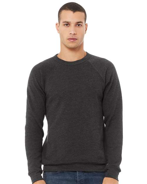 BELLA + CANVAS 3901 - Unisex Sponge Fleece Raglan Crewneck Sweatshirt