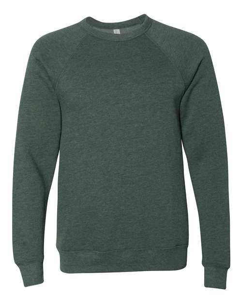 BELLA + CANVAS 3901 - Unisex Sponge Fleece Raglan Crewneck Sweatshirt