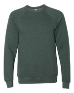 BELLA + CANVAS 3901 - Unisex Sponge Fleece Raglan Crewneck Sweatshirt