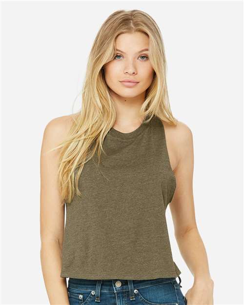 BELLA + CANVAS 6682 - Women's Racerback Crop Tank