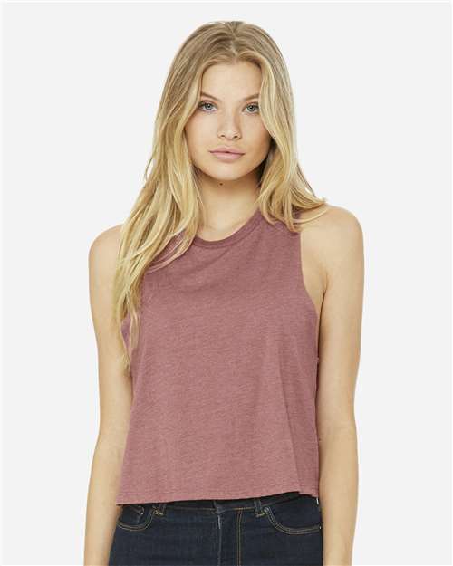 BELLA + CANVAS 6682 - Women's Racerback Crop Tank