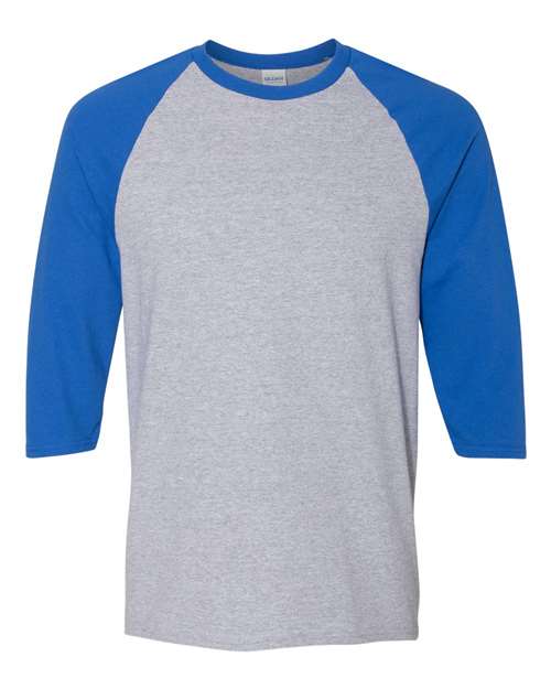 Gildan 5700 - Unisex Heavy Cotton™ Raglan Three-Quarter Sleeve T-Shirt