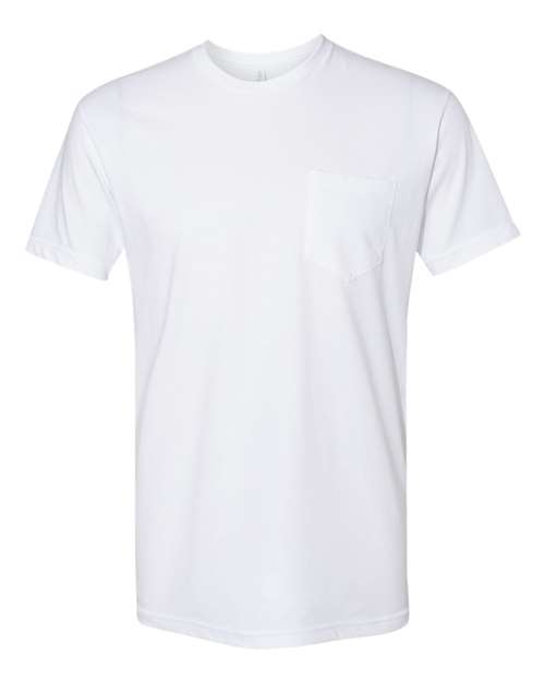 T-shirt à poche en coton unisexe Next Level