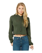 BELLA + CANVAS 7502 - Women's Crop Fleece Hoodie Sweatshirt