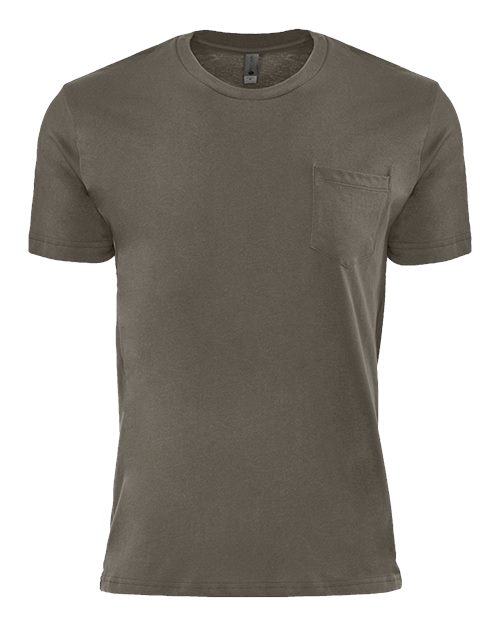 T-shirt à poche en coton unisexe Next Level