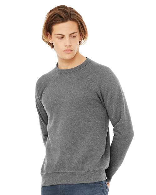 BELLA + CANVAS 3901 - Unisex Sponge Fleece Raglan Crewneck Sweatshirt
