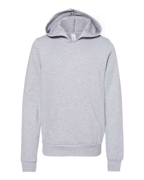 BELLA + CANVAS 3719Y - Youth Sponge Fleece Hoodie Sweatshirt