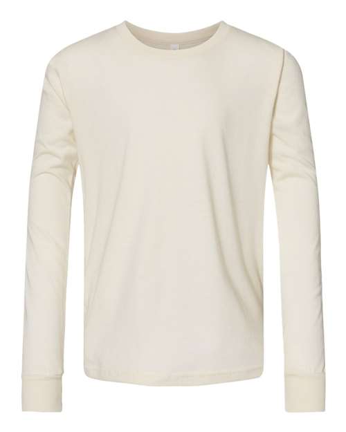 BELLA + CANVAS 3501Y - T-shirt Jeune Manches Longues en Jersey