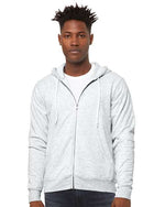 BELLA + CANVAS 3739 - Unisex Sponge Fleece Full-Zip Hoodie Sweatshirt