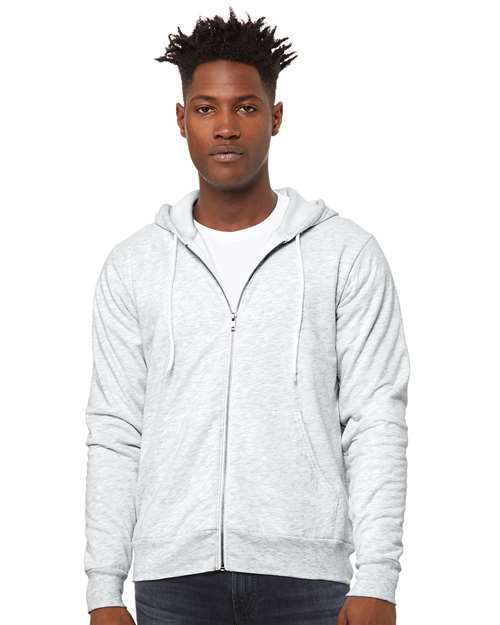 BELLA + CANVAS 3739 - Unisex Sponge Fleece Full-Zip Hoodie Sweatshirt
