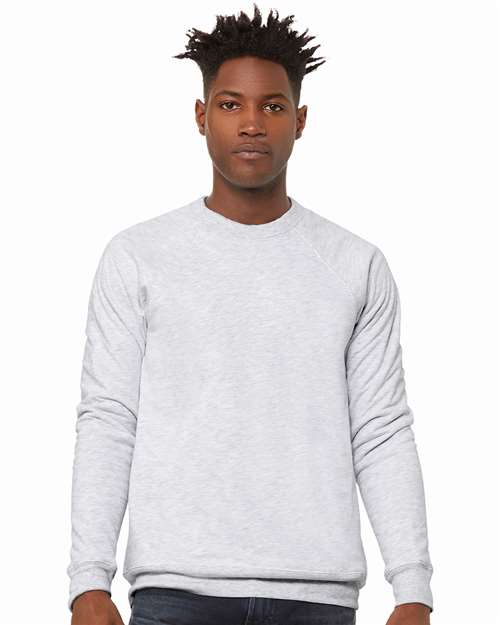 BELLA + CANVAS 3901 - Unisex Sponge Fleece Raglan Crewneck Sweatshirt