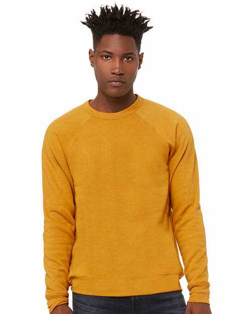 BELLA + CANVAS 3901 - Unisex Sponge Fleece Raglan Crewneck Sweatshirt