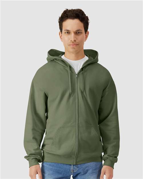 Gildan SF600 - Unisex Softstyle® Full-Zip Hooded Sweatshirt