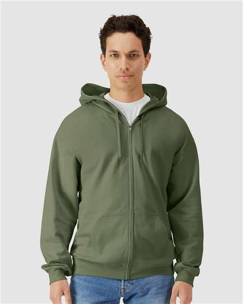Gildan SF600 - Unisex Softstyle® Full-Zip Hooded Sweatshirt
