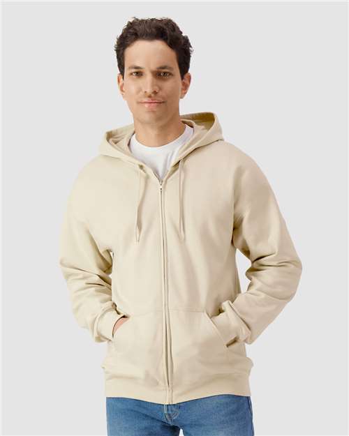 Gildan SF600 - Unisex Softstyle® Full-Zip Hooded Sweatshirt