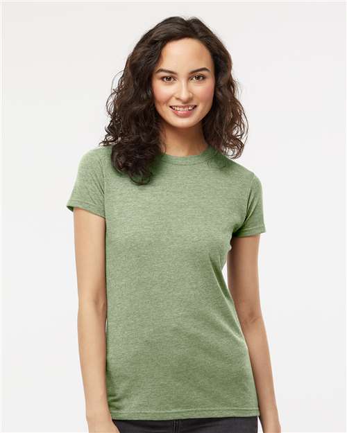 M&O 3540 - T-shirt de luxe mélangé pour femme