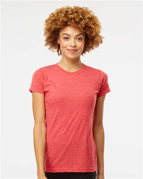 M&O 3540 - T-shirt de luxe mélangé pour femme