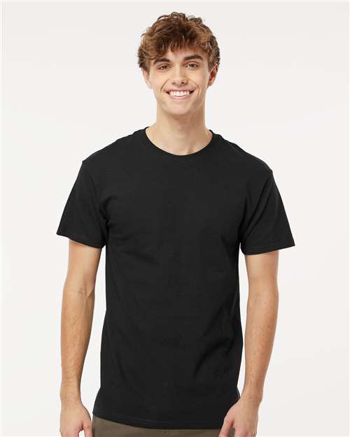 M&O 4800 - T-shirt doux au toucher pour hommes, couleur or