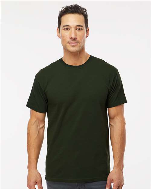M&O 4800 - T-shirt doux au toucher pour hommes, couleur or