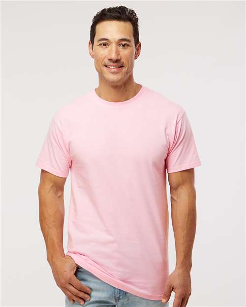 M&O 4800 - T-shirt doux au toucher pour hommes, couleur or