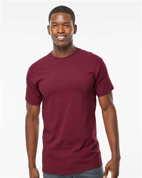 M&O 4800 - T-shirt doux au toucher pour hommes, couleur or