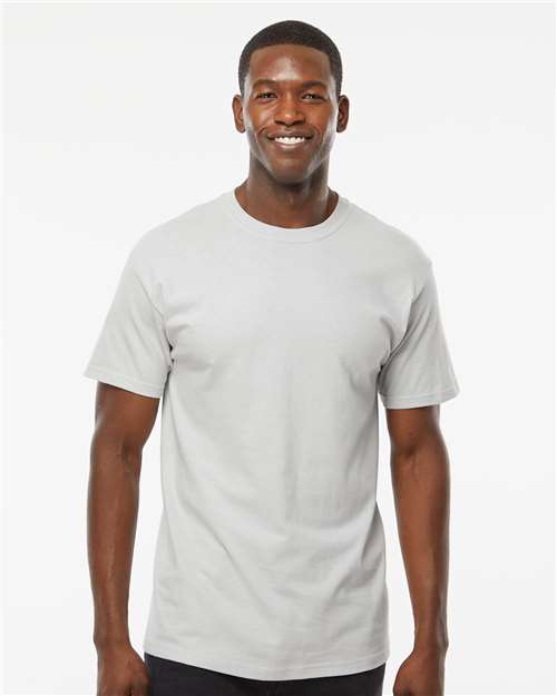 M&O 4800 - T-shirt doux au toucher pour hommes, couleur or