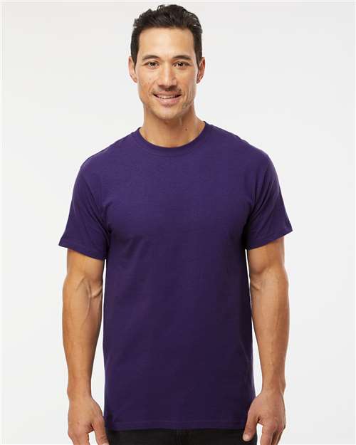 M&O 4800 - T-shirt doux au toucher pour hommes, couleur or