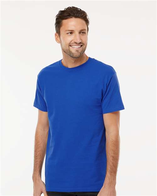M&O 4800 - T-shirt doux au toucher pour hommes, couleur or