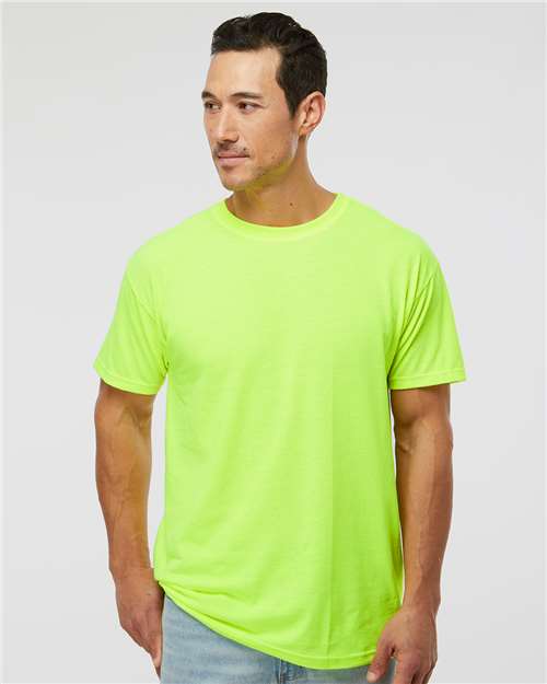 M&O 4800 - T-shirt doux au toucher pour hommes, couleur or