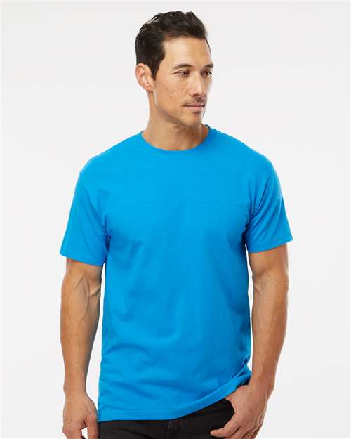 M&O 4800 - T-shirt doux au toucher pour hommes, couleur or
