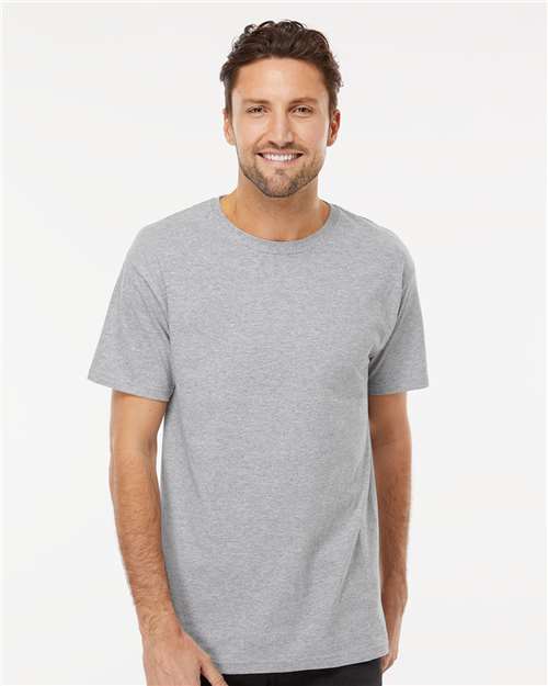 M&O 4800 - T-shirt doux au toucher pour hommes, couleur or