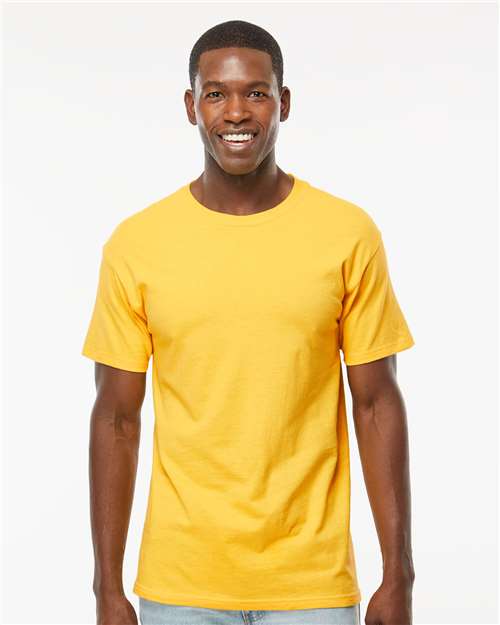 M&O 4800 - T-shirt doux au toucher pour hommes, couleur or